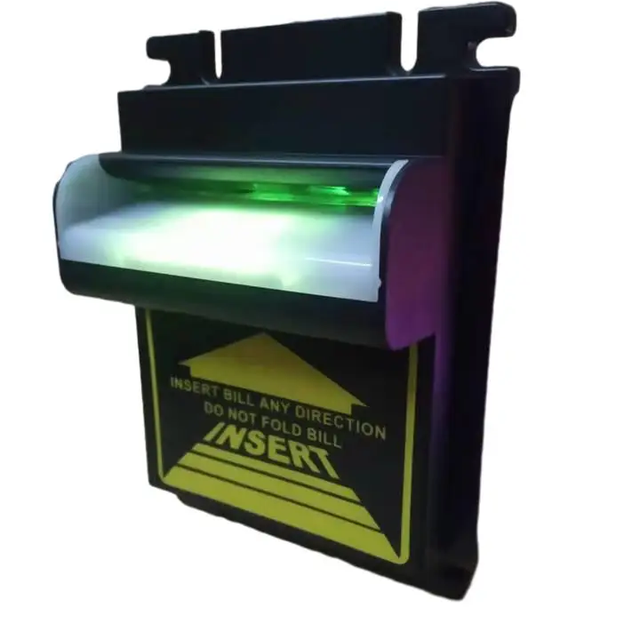 TOP TB74/TB77 Banknote Acceptor & Validator for Kiosk/Vending Machine Cash Acceptance Black US Plug 12-Month Warranty