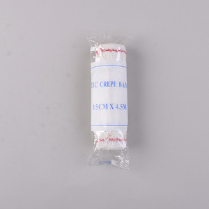 Bandages élastiques en spandex à bords rouges, 7,5 cm x 4,5 m, bandages de premiers secours pour la Croix-Rouge, pour l'exportation. - Product Image 2