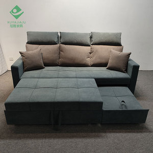 <span class=keywords><strong>Divan</strong></span>-silla plegable de madera moderna, sofá cama de tres asientos, sala de estar, multifunción - Product Image 5