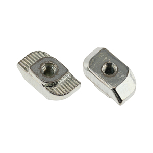 Nhà máy cung cấp trực tiếp đai ốc t-slot, thép carbon, cho cấu hình nhôm 30x30 (khe 8mm), mạ kẽm hoặc Niken - Product Image 2