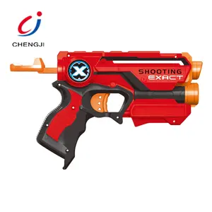 批发出售玩具塑料婴儿玩具枪软子弹，Juguetes Para Nias环保婴儿用品软飞镖枪