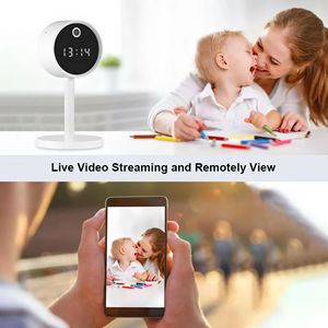Nouvelle caméra de surveillance pour bébé intelligente 5MP, application Tuya, moniteur Wifi sans prise et interphone à distance via téléphone portable, vision nocturne - Product Image 6