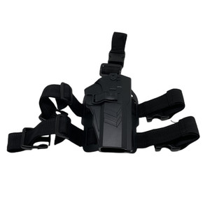 Funda Táctica Ligera de Nivel II para Muslo, Color Negro, para <span class=keywords><strong>CZ</strong></span> 75 SP-01 <span class=keywords><strong>Shadow</strong></span>, Hecha de Polímero Duradero - Product Image 3