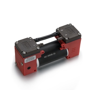 Fluidsmart ARP4DB12SP yüksek basınçlı elektrikli hava vakum pompası çift kafa mikro pistonlu pompa Lab gaz örnekleme küçük hava pompası - Product Image 1