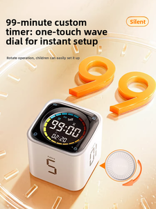 Llano TK3 Timer Gravity Sensor Flipping LED Display 4 Preset Time Countdown Cooking Study Mini <b>Digital</b> Electronic <b>Clock</b> TK3 Time - Product Image 5