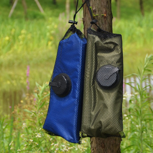 Solar Powered Shower Bag 20L Portable Outdoor Camping Water <b>Storage</b> Bag Rectangular Solid Color <b>Bath</b> Product - Product Image 1