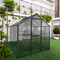 UltraGuard All-Weather Shield Assemblage sans outil Kit de serre arrière-cour urbaine extensible Panneaux PC UV modulaires pour jardins domestiques