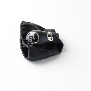 Pommeau de levier de vitesse en cuir, 5 ou 6 vitesses, pour Golf 3 4 5 6 VW, design ergonomique - Product Image 1