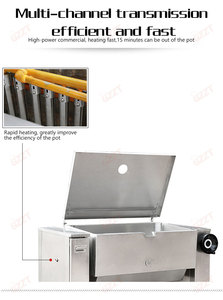 IT-TFP80L 80L 100L 150L 200L Commercial Tilting Braising <strong>Pan</strong> Big Flat Frying Electric Gas Fired Bratt <strong>Pan</strong> Food Tilting Bratt Pot