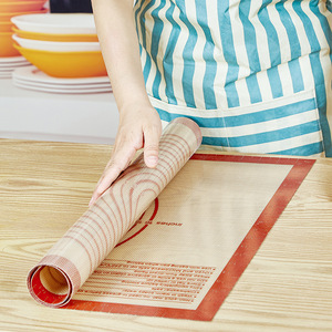 Kneedmat van voedselveilige kwaliteit Verdikte antislip antiaanbakmat voor bakken en rollen van deeg Mengplank PJ-07 - Product Image 3