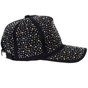 Gorra de Béisbol con Cristales Brillantes, Gorra de Moda Unisex Estilo Hip Hop, Ajustable, Tejido Común de Alta Calidad, Venta Directa de Fábrica - Product Image 4