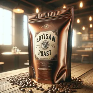 カスタム印刷コーヒーバッグアルミホイルジッパーバッグプラスチックキャンディーコーヒー食品包装用