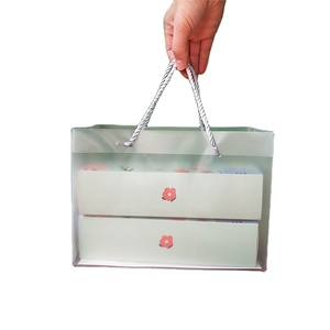 Cajas de Regalo Pulida 2025, Caja para Aperitivos con Carpeta de Archivos, Cajas de Papel Recubierto, Cinta de Raso con Asa - Product Image 5