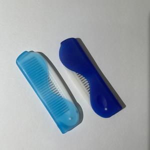 Peigne pliant en plastique en forme de U multifonction pour la maison et les voyages - Product Image 3
