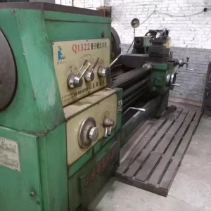 Machining Length 1000/1500mm Rotary Diameter 650mm Heavy-Duty Manual <b>Floor</b> Used Lathe Q1322 SDJL Pipe Thread Shandong - Product Image 1
