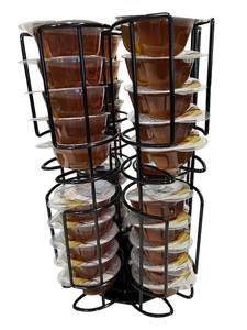 <span class=keywords><strong>Support</strong></span> de rangement <span class=keywords><strong>pour</strong></span> dosettes de café, carrousel rotatif à 360 degrés, capacité jusqu'à 64 dosettes <span class=keywords><strong>Tassimo</strong></span>, <span class=keywords><strong>support</strong></span> de dosettes de cocktail, noir - Product Image 4