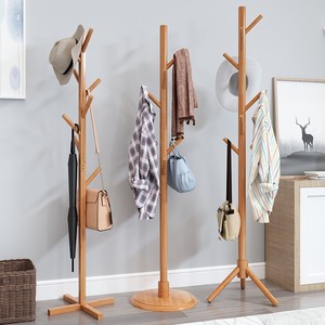 Floor-standing coat <b>rack</b>, simple <b>clothes</b> hanger for bedroom, popular home storage <b>rack</b> for bags and other items, space-saving - Product Image 1