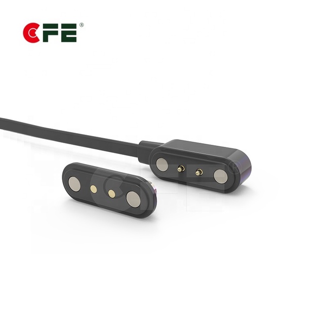 Wearable 2 Pin Magnetic Pogo Pin Charger Pogo Pin Magnetic Usb Cable Connector for Smart Wearable