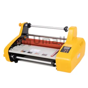 FM-3810 गर्म रोल थर्मल Laminating मशीन/गर्म फाड़ना मशीन रोल Laminator