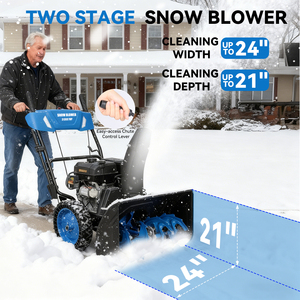 Available Stock 212CC Self Propelled Snow Thrower Electric Start 2 Stage Gas Powered Snow Blower Commercial Use Engine 2-Year - Product Image 6
