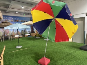 Parasol de jardin <span class=keywords><strong>en</strong></span> forme de soleil, imperméable et économique, de Foshan, prix d'usine, pour extérieur, plage ou restaurant - Product Image 2
