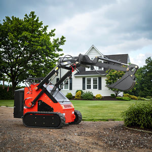 Multifunktionaler Mini-Baggerlader mit 1000 kg Nennlast, Langarm-Frontbagger für Baumaschinen - Product Image 1