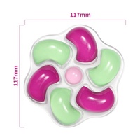 Tapis de souris pour clavier de forme moulin à vent, dessin animé, PC, cristal vert pâle, repose-poignet transparent, tapis de souris pour jeux, tapis de souris pour la maison et le bureau
