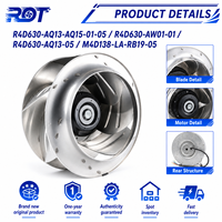Nuevo Ventilador Centrífugo Industrial R4D630-AW01-01, 400V, 3 Fases, 630mm, Alto Flujo de Aire, Aspas Curvadas hacia Atrás, Reemplazo para HVAC