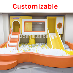 Equipo de Juegos Interior para Niños con Combinación de Colores Vibrantes, Cubos de Juego Suaves y Arcos Temáticos para Zonas de Diversión - Product Image 4