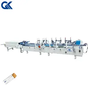 Pré-dobrável 4 dobrar papelão caixa mini caixa pasta gluer que faz a máquina GK-A800/900/1000-F