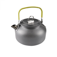 Fournitures de camping en plein air, bouilloire et théière en aluminium léger, ustensiles de cuisine, ensemble de camping portable