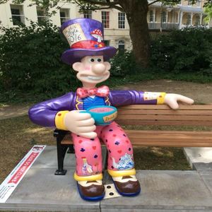 Escultura de Payaso de Fibra de Vidrio para Exteriores, Gran Escultura de Personaje de Dibujos Animados para Calle Peatonal, Adorno Artístico Hecho a Mano Ecológico para Parque de Atracciones o Circo - Product Image 6