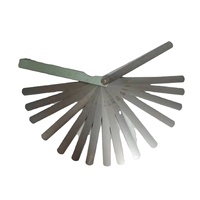 Regla de enchufe de alta precisión 0,02-3,25mm Válvula de calibre de enchufe regla de ajuste de pestañas calibre de espesor regla de enchufe de acero inoxidable