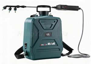 Pulvérisateur électrique haute pression 12L avec portée de pulvérisation de 10 à 12 m, <span class=keywords><strong>batterie</strong></span> au lithium, usage industriel, pulvérisateur de tuyau d'arrosage de <span class=keywords><strong>jardin</strong></span> - Product Image 5
