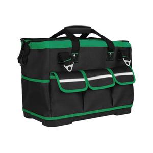 Sac de transport multifonctionnel avec fond en plastique, 15-19 poches, fermeture éclair étanche, pour électriciens et travail du bois - Product Image 3