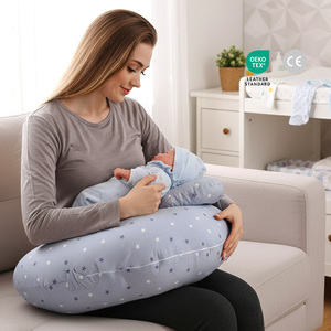 <span class=keywords><strong>Oreiller</strong></span> d'allaitement respirant en coton anti-débordement pour nouveau-né, idéal pour les voyages – Acceptation OEM - Product Image 1