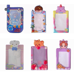 Porta Tarjetas de Fotos Personalizado de Moda Goss, PVC con <span class=keywords><strong>Clip</strong></span>, Cierre de Botón y Cremallera, de Guangzhou - Product Image 3