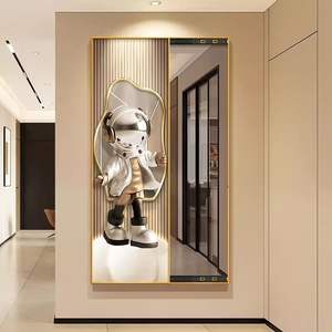 Quadro Decorativo Moderno Minimalista di Alta Qualità <span class=keywords><strong>con</strong></span> Specchio Nascosto a Figura Intera, Design Artistico da <span class=keywords><strong>Parete</strong></span> - Product Image 3