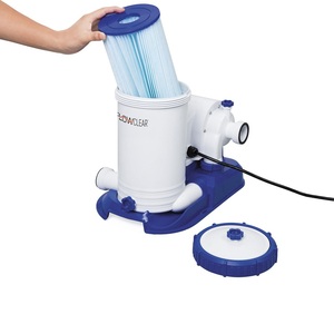 Bomba de Filtro Bestway 58391 <span class=keywords><strong>Flowclear</strong></span> 9463L/2500gal, Accesorio para Piscina, Bomba de Agua para Piscina Elevada de Exterior - Product Image 3