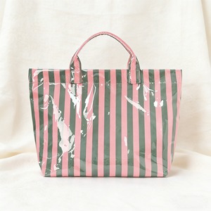 Stylish Striped Tote Bag Large Capacity Waterproof Fashionable Design For Everyday Use - Product Image 4