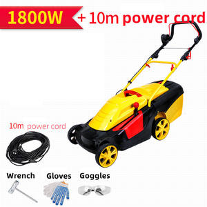 Tagliaerba Elettrico Multifunzione Compatto per Uso Domestico con Ruote a Spinta Manuale, Attrezzatura da Giardino, Dispositivo Magico per il Taglio dell'Erba - Product Image 3