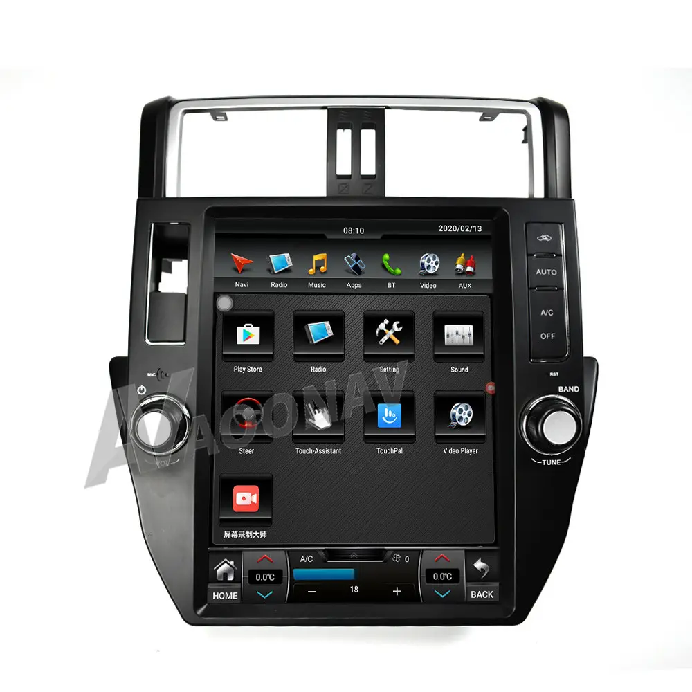 12.1Touch Screen Player GPS Navigation For-Toyota Land Cruiser Prado 150 2014-2016 Car autoradio multimedia player head unit