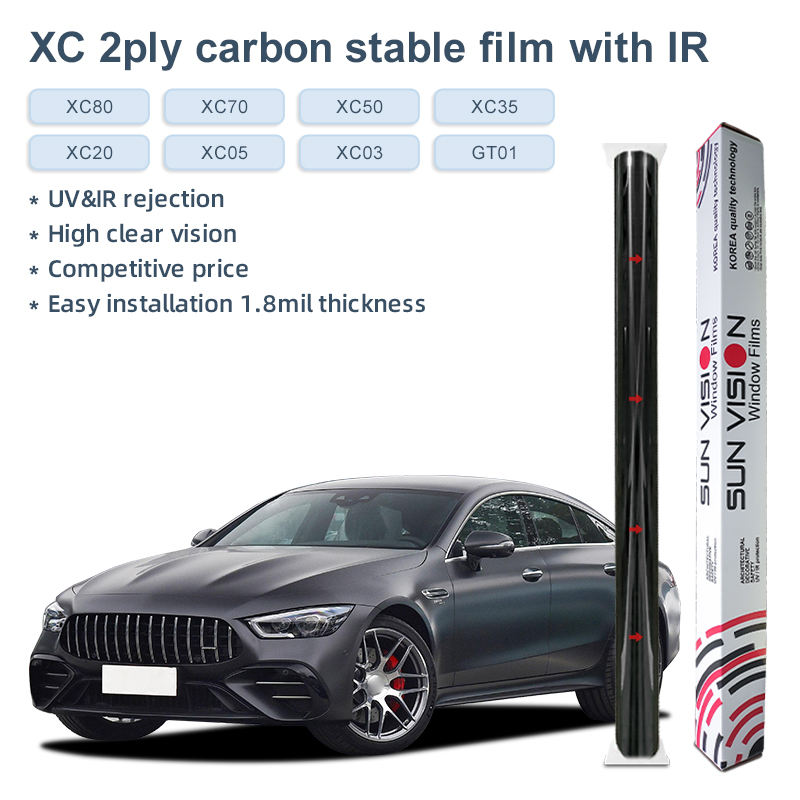 Film stable en carbone XC 2 plis avec IR