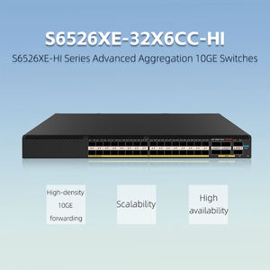 Conmutador G H3C S6526XE-HI 10GE, 48x10G SFP+, 6x100G QSFP28, Convergencia Rápida de 50ms, Conmutador de Red M-LAG - Product Image 2