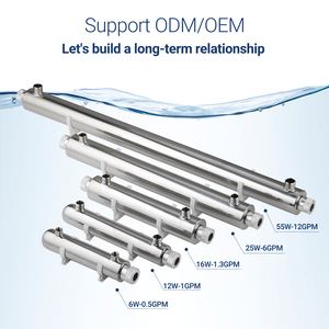55W luz <span class=keywords><strong>UV</strong></span> water12gpm Aqua lámparas ultravioletas maquinaria de tratamiento de agua para sistema de filtro de agua de ósmosis inversa - Product Image 2