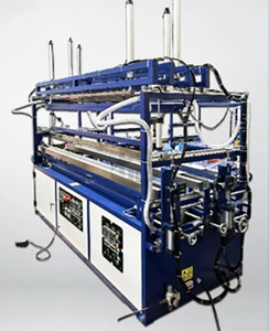 Machine de pliage à <span class=keywords><strong>chaud</strong></span> pneumatique pour feuilles de plastique, pour matériaux acryliques, PVC, PP - Product Image 4