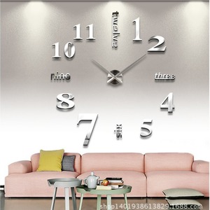 Đồng Hồ Treo Tường Đồng Hồ Thạch Anh Reloj De Pared Đồng Hồ Trang Trí Lớn Thiết Kế Hiện Đại Nhãn Dán Acrylic Châu Âu Đồng Hồ Klok Phòng Khách - Product Image 5