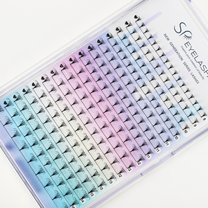 Pestañas Postizas Impresas en 3D SP EYELASH, Suministros para Extensión de Pestañas, Pestañas en Espiral, Base Estrecha, Tallo Largo, Abanicos de Volumen Preformados, Extensión de Pestañas - Product Image 1