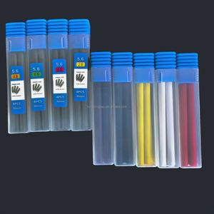 5.6mm Otomatik Kalem Seti, Mekanik Çizim ve Eskiz için Hareketli Metal Çubuk, Serbest Kesimli Çekirdek Kesici, Basmalı Tip Yedek Uç - Product Image 6