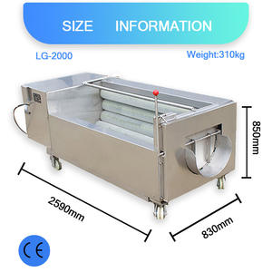 Pelador de patatas Industrial, máquina de pelado y lavado de patatas - Product Image 2